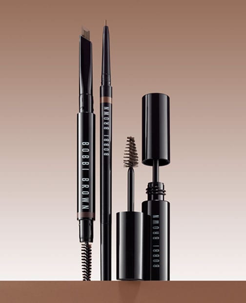 Visual of brow products both open and closed